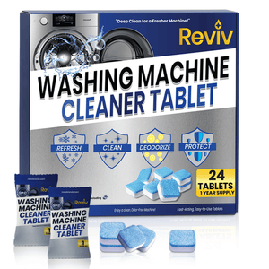 Washing Machine Cleaner Tablets – 24 Count, 1-Year Supply