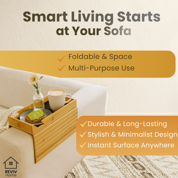 Sofa Arm Tray Table