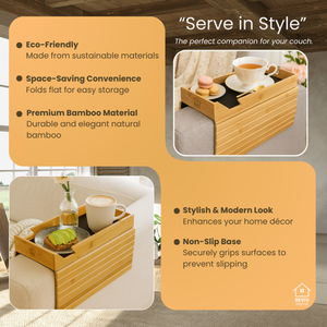Sofa Arm Tray Table