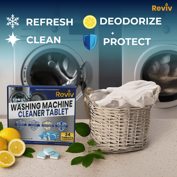 Washing Machine Cleaner Tablets – 24 Count, 1-Year Supply