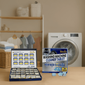 Washing Machine Cleaner Tablets – 24 Count, 1-Year Supply