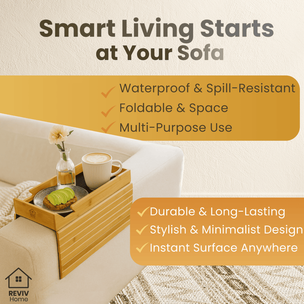 Sofa Arm Tray Table