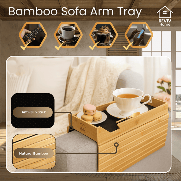 Sofa Arm Tray Table
