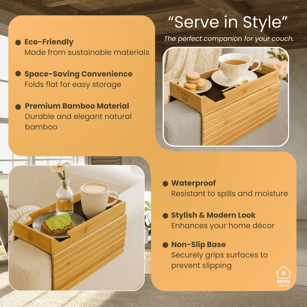Sofa Arm Tray Table