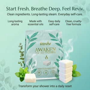 Awaken Shower Steamers – 15 Aromatherapy Tablets