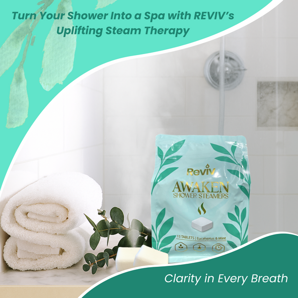 Awaken Shower Steamers – 15 Aromatherapy Tablets