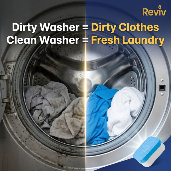 Washing Machine Cleaner Tablets – 24 Count, 1-Year Supply