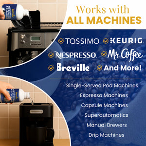 Cleaning Coffee Machine Descaling Solution