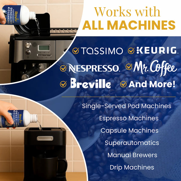 Cleaning Coffee Machine Descaling Solution