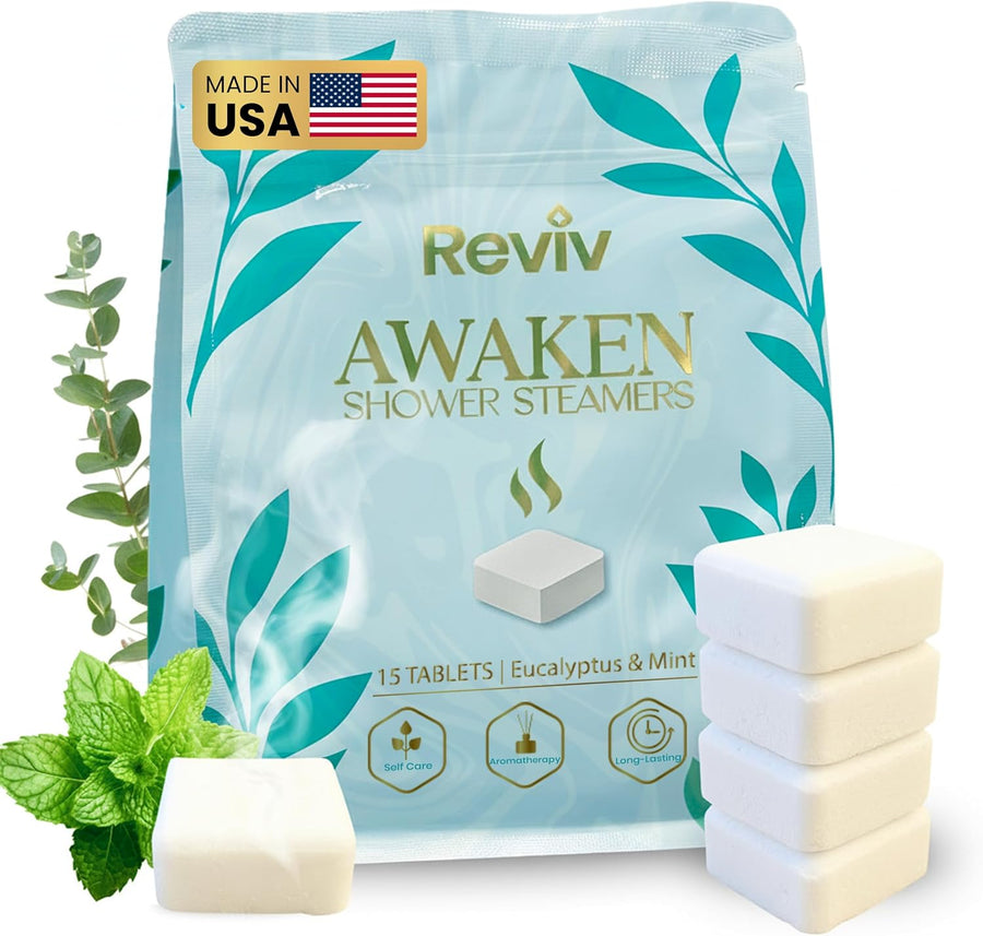 Awaken Shower Steamers – 15 Aromatherapy Tablets